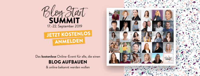 Blog Start summit 2019 Online Kongress Blog starten
