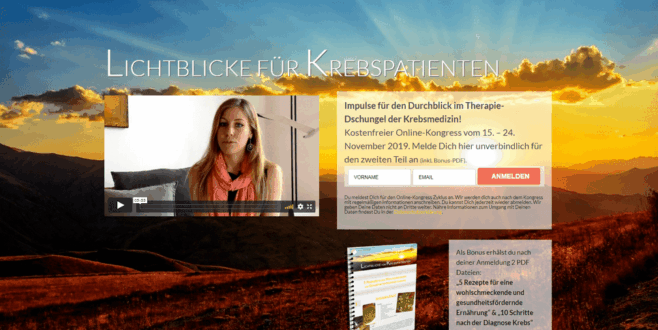 lichtblicke für krebspatienten Online Kongress
