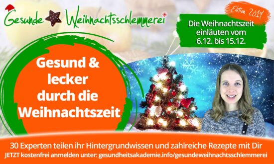 Gesunde Weihnachtsschlemmerei 2019 mit Yvonne Reichelt