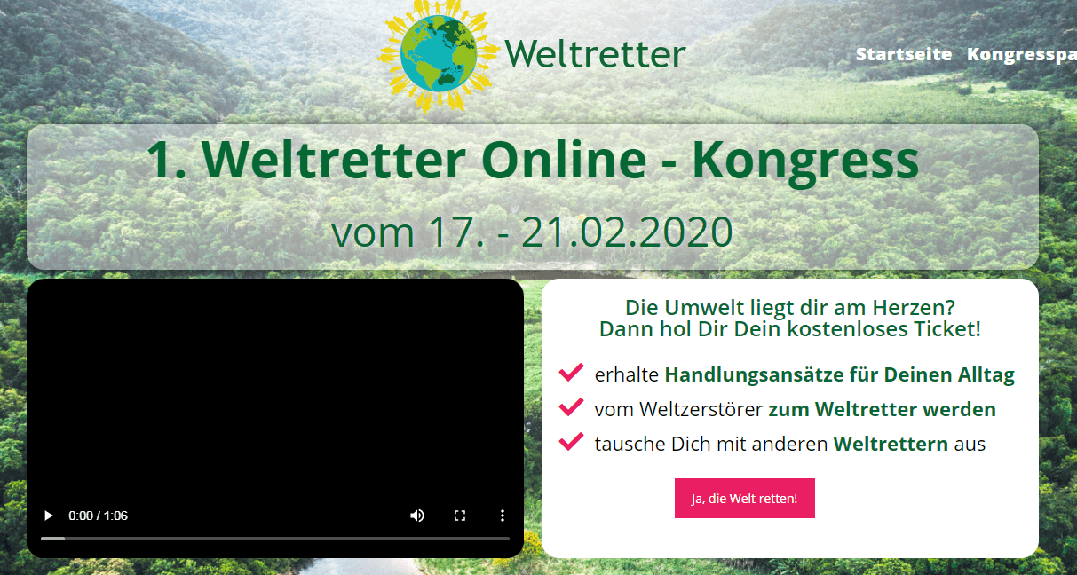 Weltretter Online-Kongress 2020