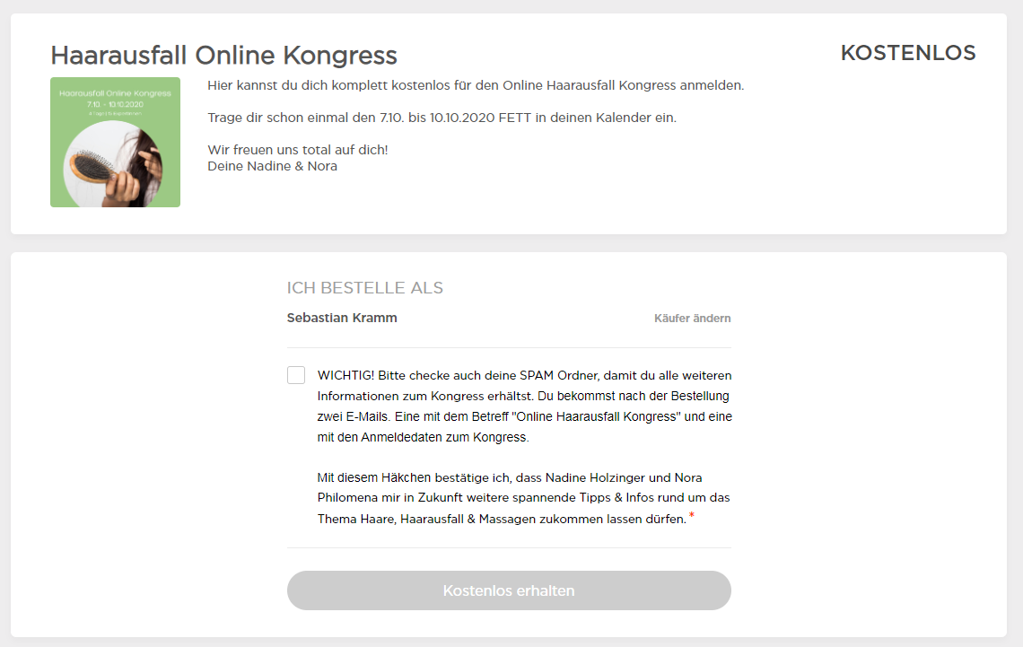 Haarausfall Online-Kongress