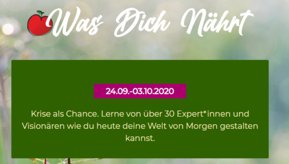 Was dich nährt online kongress