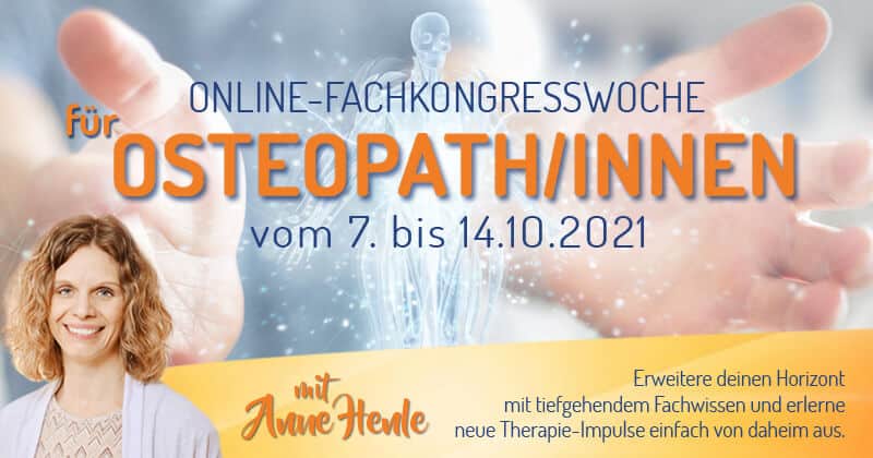 Online Fachkongresswoche für Osteopathen