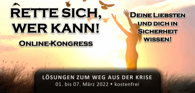 Rette sich wer kann Online-Kongress