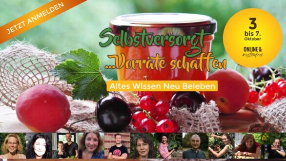 Selbstversorgt Vorräte schaffen Online-Kongress