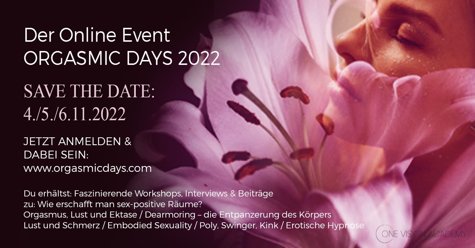 Orgasmic Days 2022 der Online-Event