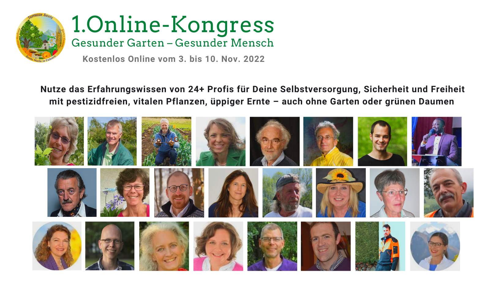 Gesunder Garten - Gesunder Mensch Online-Kongress