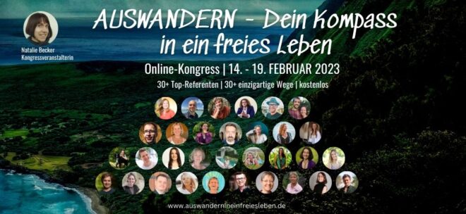AUSWANDERN Dein Kompass in ein freies Leben Online-Kongress
