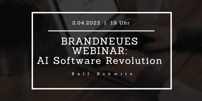 AI Software Revolution Webinar mit Ralf Schmitz, Sven Hansen und Tommy Seewald