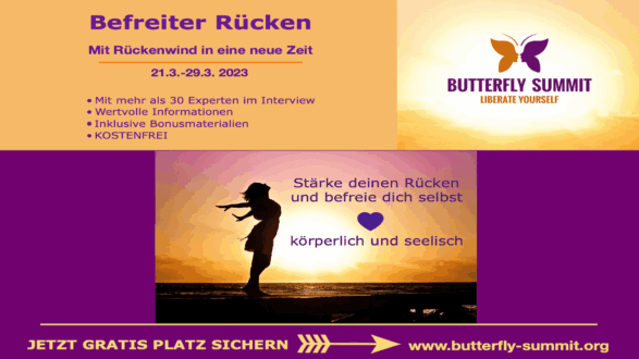 Butterfly-Summit Befreiter Rücken