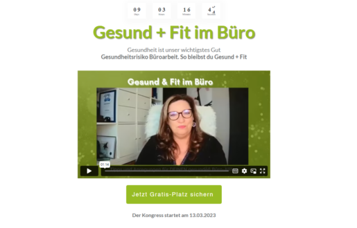 Gesund + Fit im Büro Online-Kongress