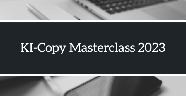 KI-Copy-Masterclass Live Webinar von Mario Burgard