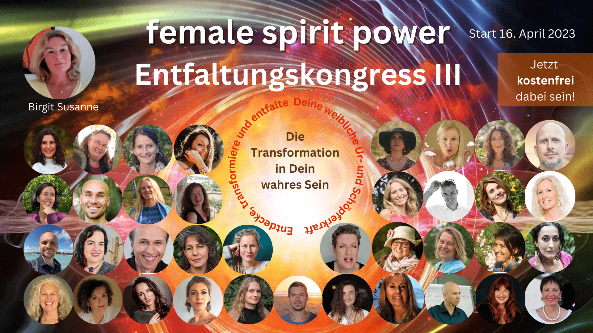 female spirit power Entfaltungskongress III 2023