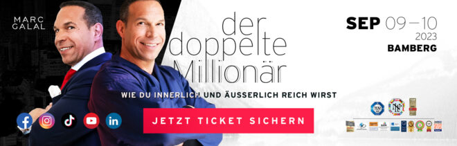 Der doppelte Millionär 2-Tages Seminar von Marc Galal