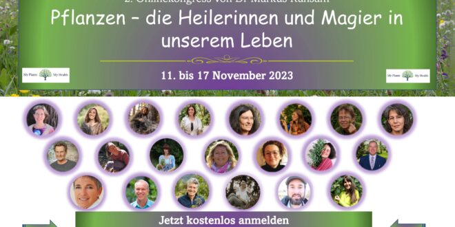 Pflanzen die Heilerinnen und Magier in unserem Leben Online-Kongress