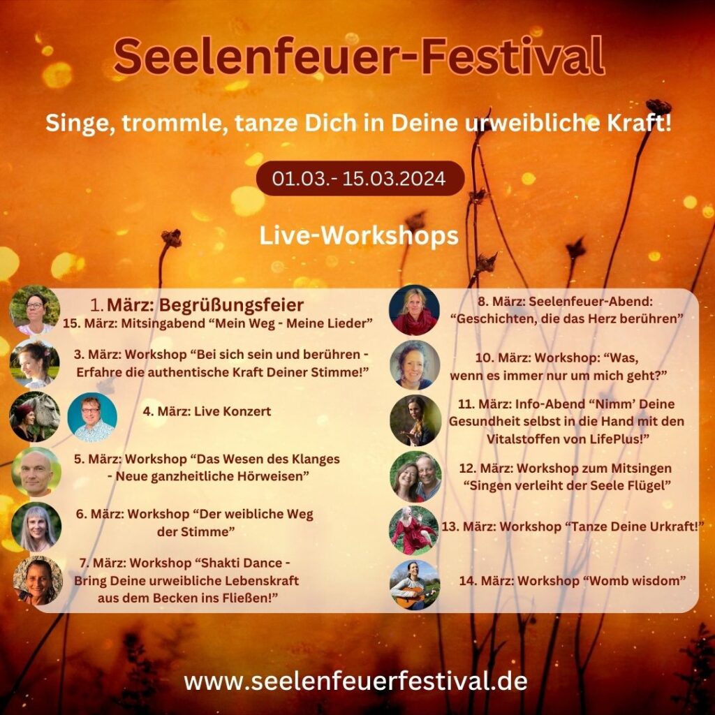 Seelenfeuer festival Live Workshops
