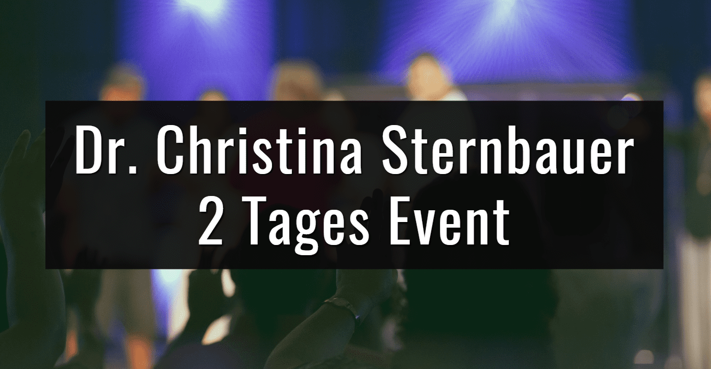 Dr. Christina Sternbauer Live-Event Frankfurt 2024
