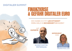 Finanzkrise und digitaler Euro Kongress Konstantin Peterson