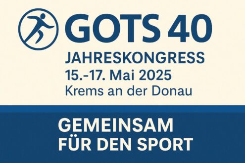 40. GOTS-Kongress Gesellschaft für Orthopädisch-Traumatologische Sportmedizin