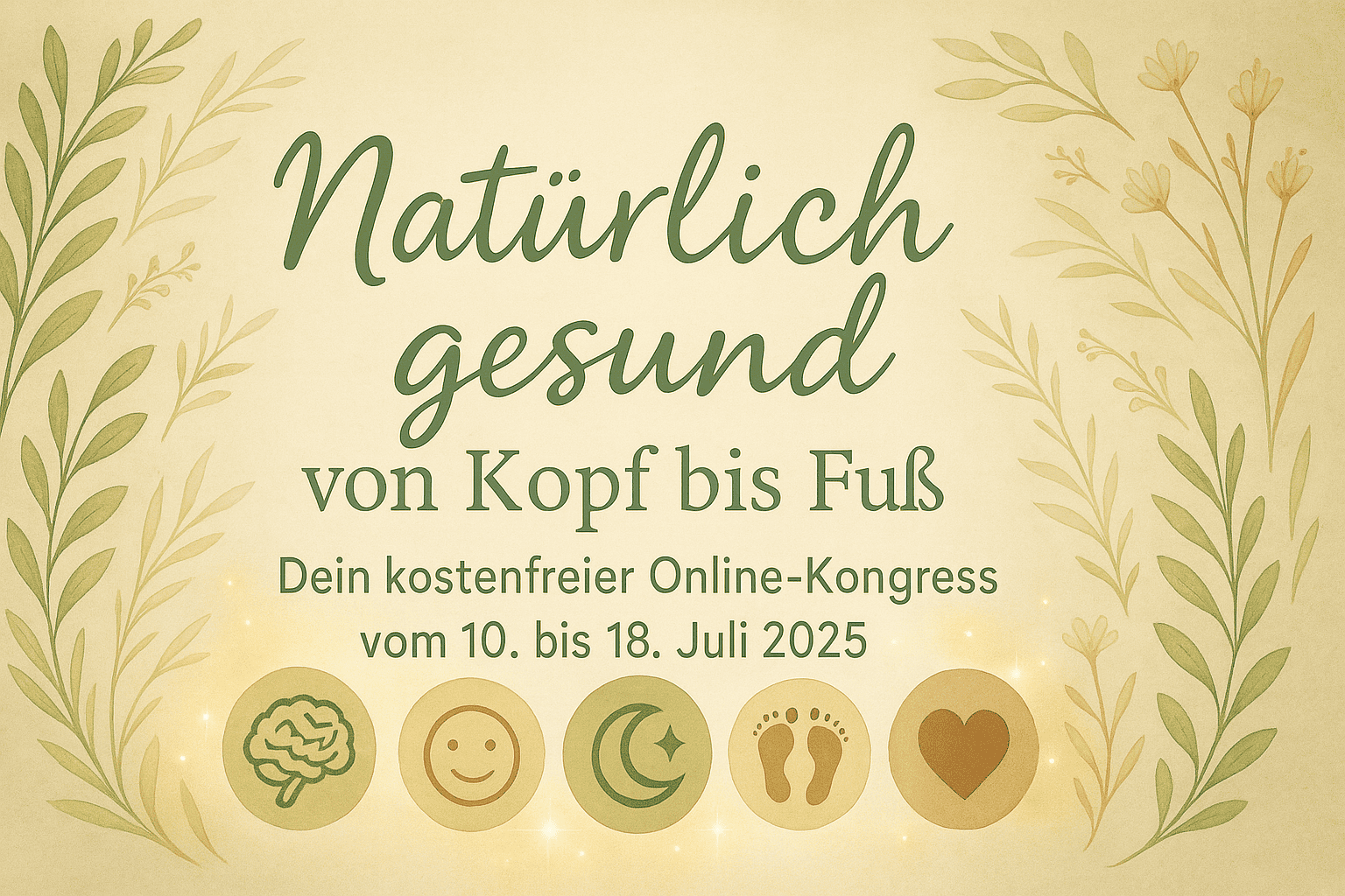 Natürlich gesund von Kopf bis Fuß Kongress