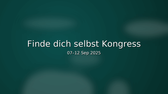Finde dich selbst Kongress