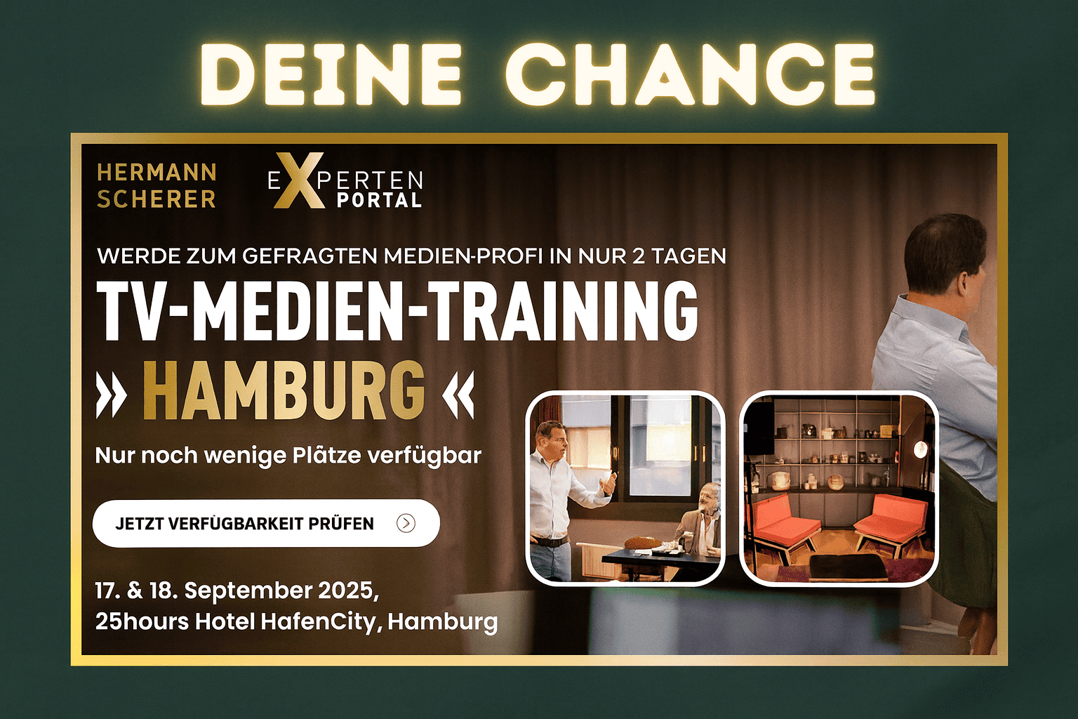 Live-Medientraining in Hamburg – Deine Bühne für echte Sichtbarkeit