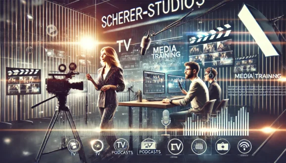 TV Medientraining-Seminar in den Scherer-Studios