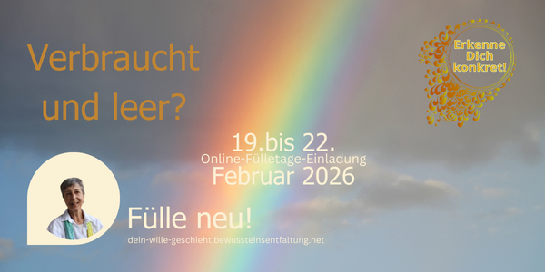 Online-Fülletage Dein Wille geschieht 2026