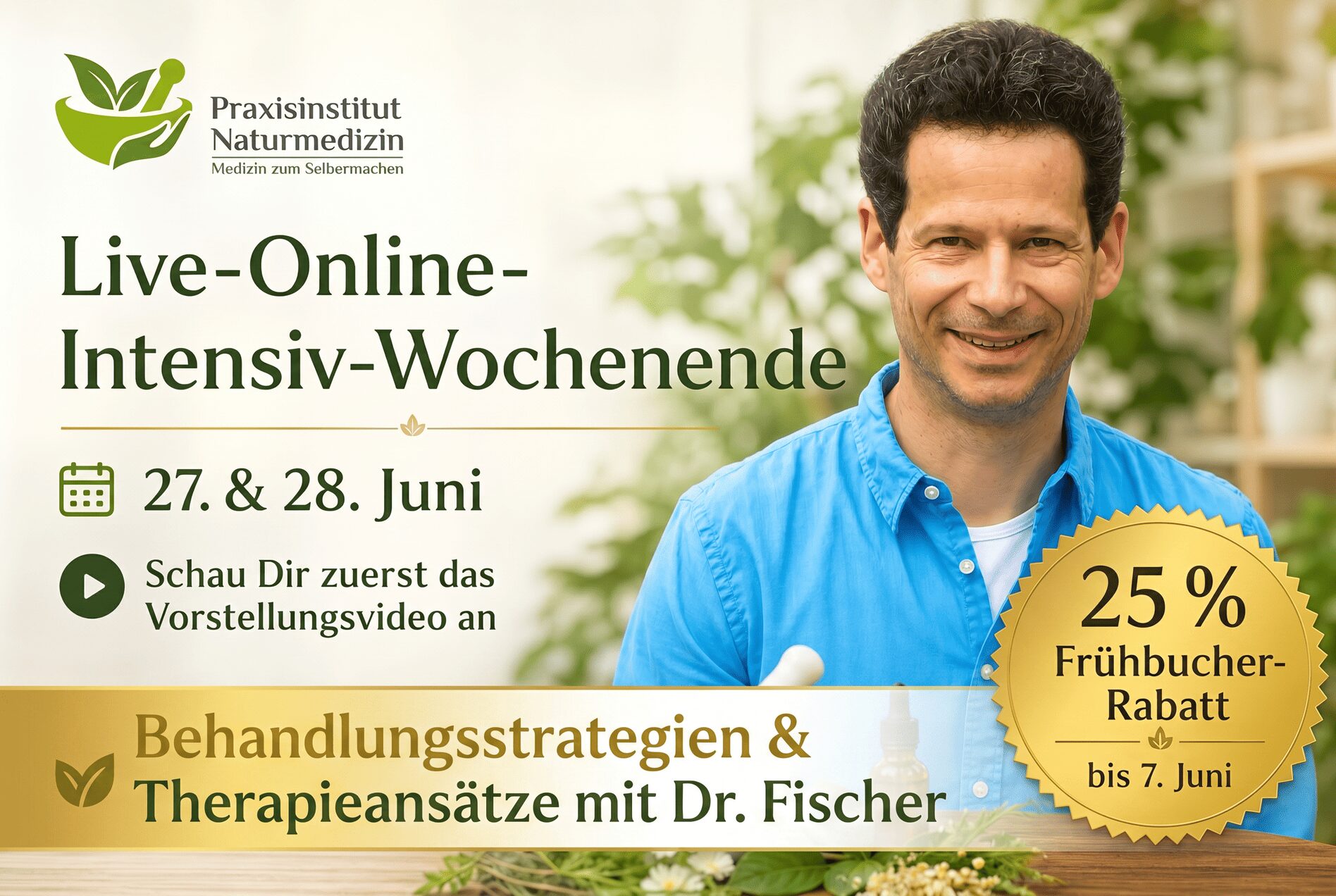 Medizin zum Selbermachen: Intensivwochenende mit Dr. Fischer