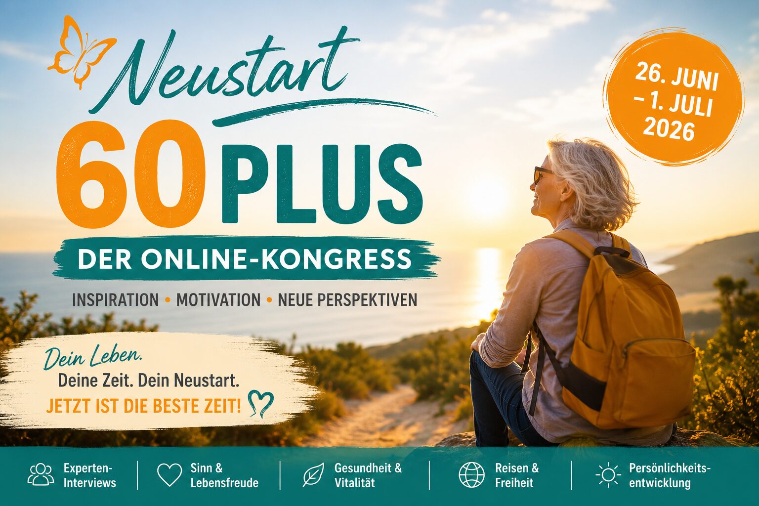 Neustart 60 Plus Online-Kongress