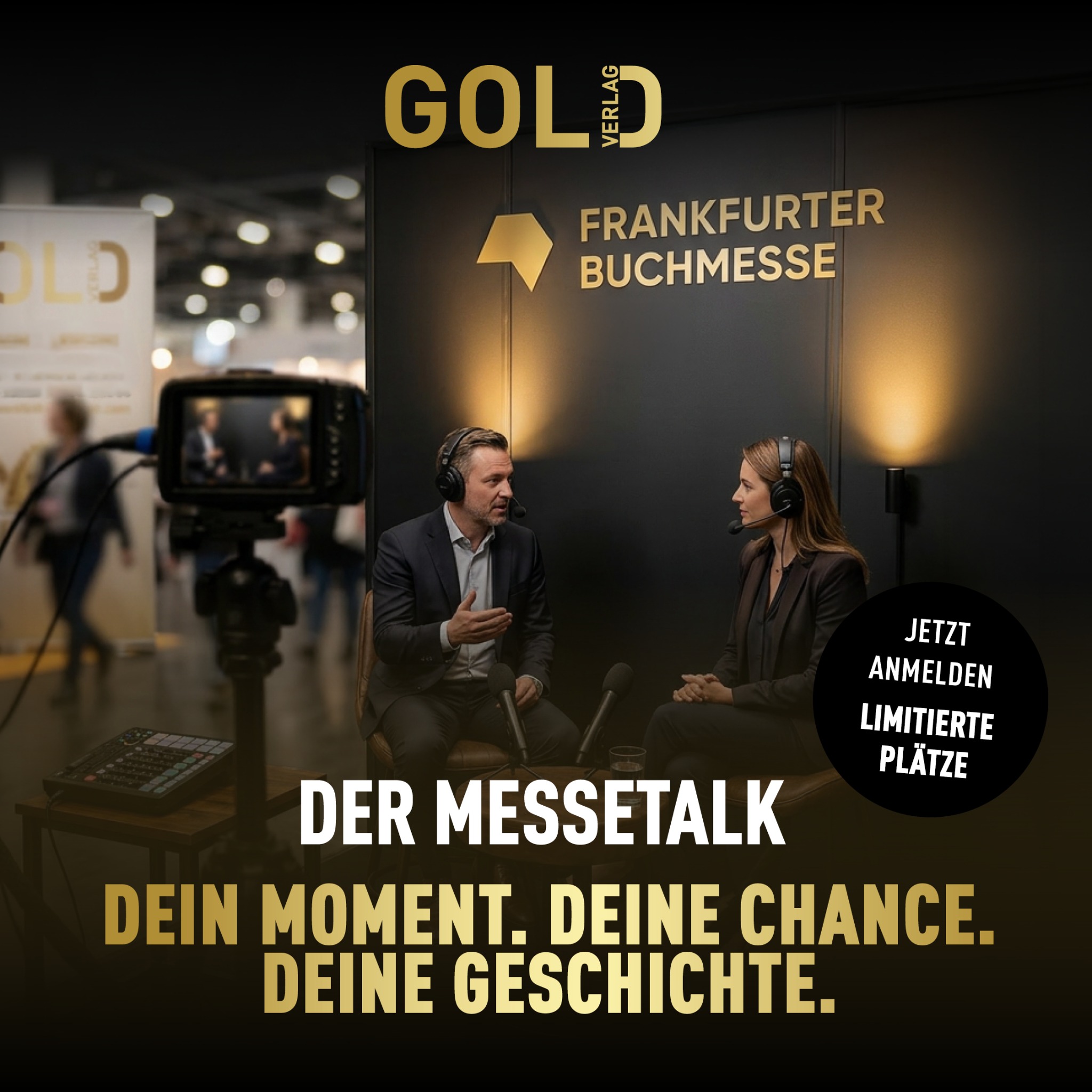 Frankfurter Buchmesse: Messetalk am GOLD Verlag Stand 2026