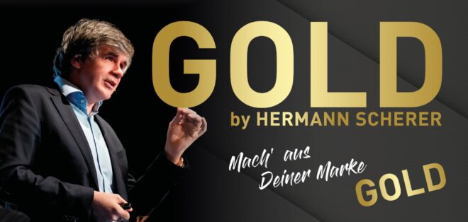GOLD Programm von Hermann Scherer 2027 in den Scherer Studios Mastershausen