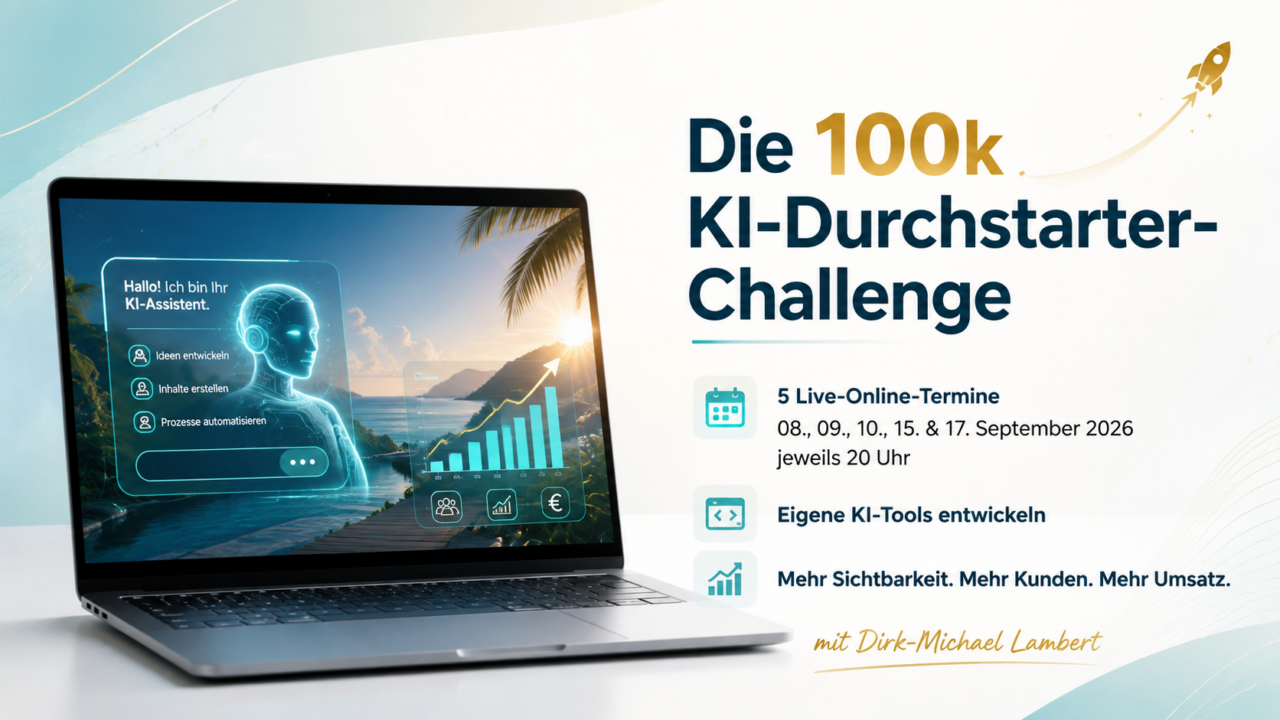 Die 100k KI-Durchstarter-Challenge 2026