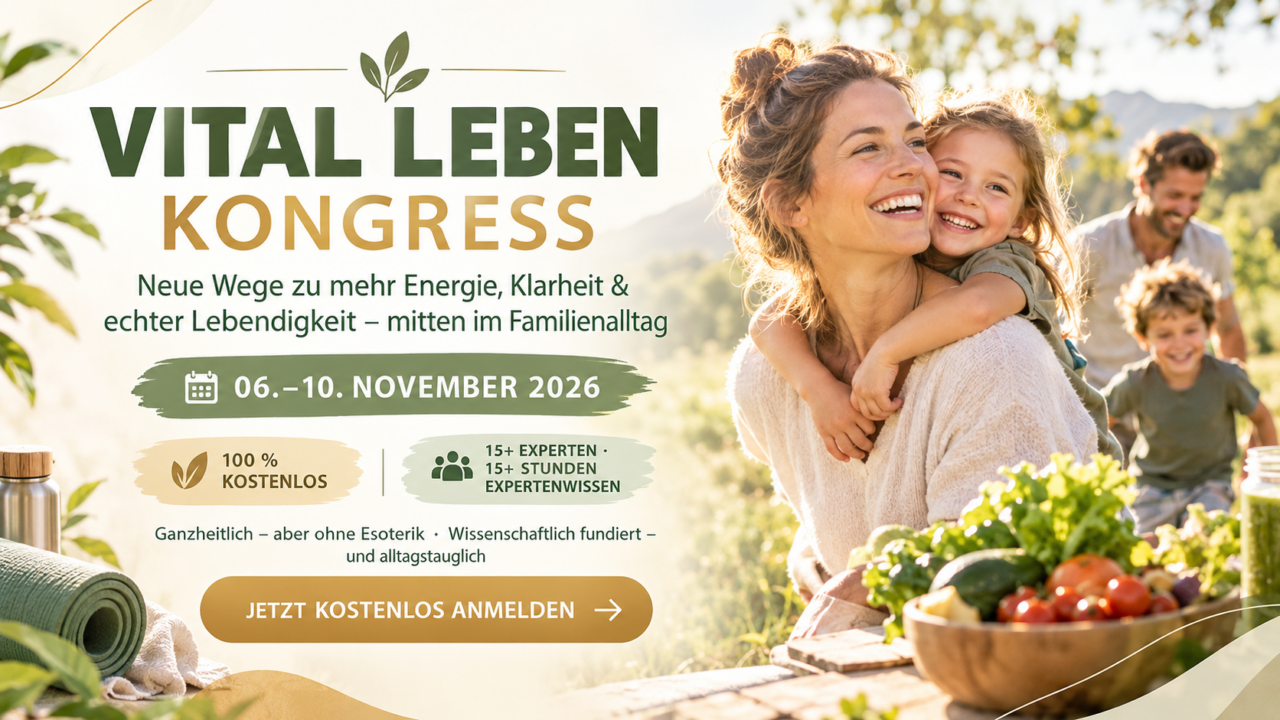 Vital Leben Kongress 2026 – mehr Energie, Klarheit & Lebendigkeit
