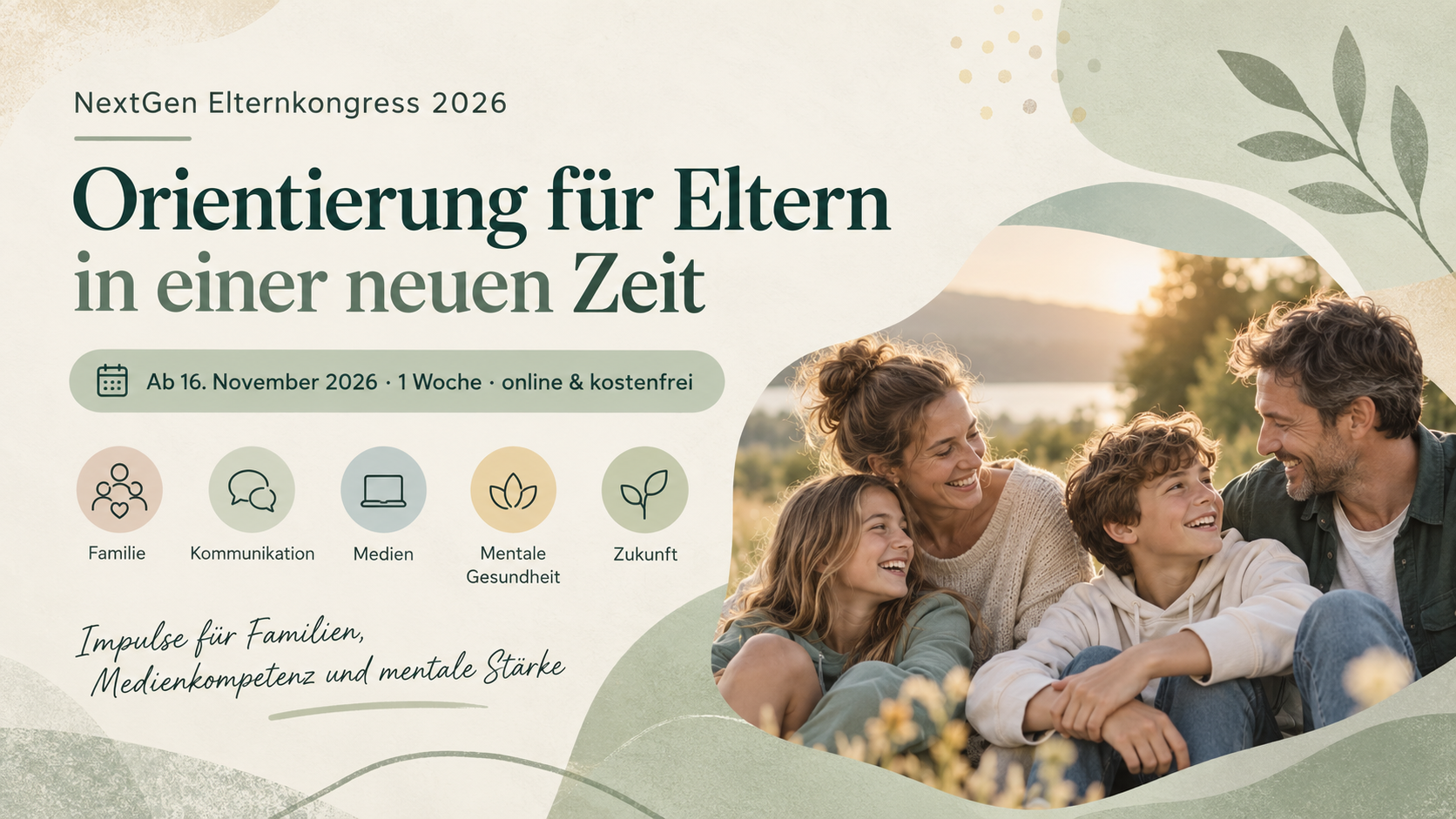 NextGen Elternkongress 2026 – Orientierung für Eltern in einer neuen Zeit